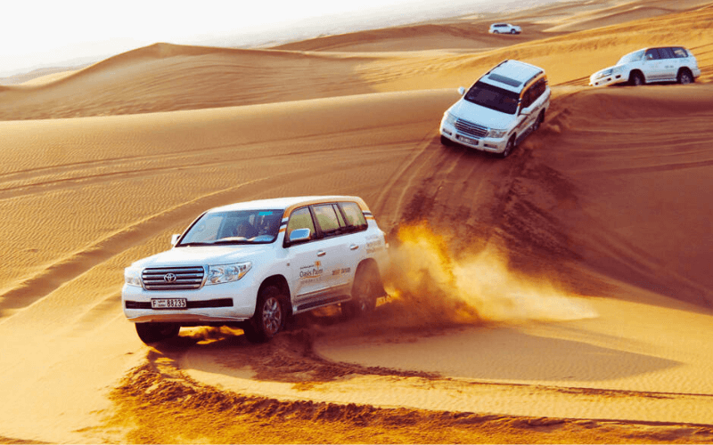 desert safari by jeep 4x4 is one of the exhilarating desert activities