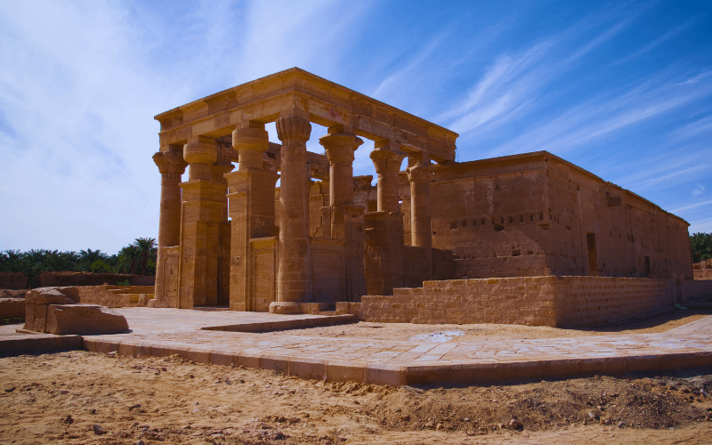 temple of hibis of the kharga oasis in egypt